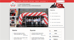 Desktop Screenshot of cukurova.meb.gov.tr
