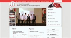 Desktop Screenshot of camlidere.meb.gov.tr