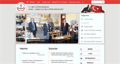 Desktop Screenshot of cumra.meb.gov.tr