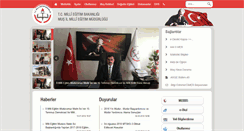 Desktop Screenshot of mus.meb.gov.tr
