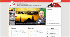 Desktop Screenshot of gumushacikoy.meb.gov.tr