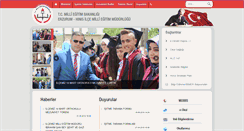 Desktop Screenshot of hinis.meb.gov.tr