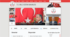 Desktop Screenshot of egitimedestek.meb.gov.tr