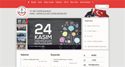 Desktop Screenshot of akoren.meb.gov.tr