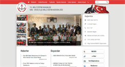 Desktop Screenshot of ercis.meb.gov.tr