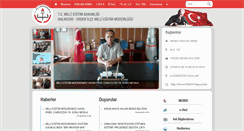 Desktop Screenshot of erdek.meb.gov.tr