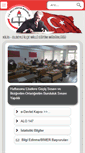 Mobile Screenshot of elbeyli.meb.gov.tr